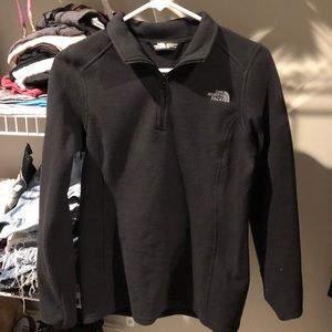 The northface women’s glacier 1/4 zip fleece